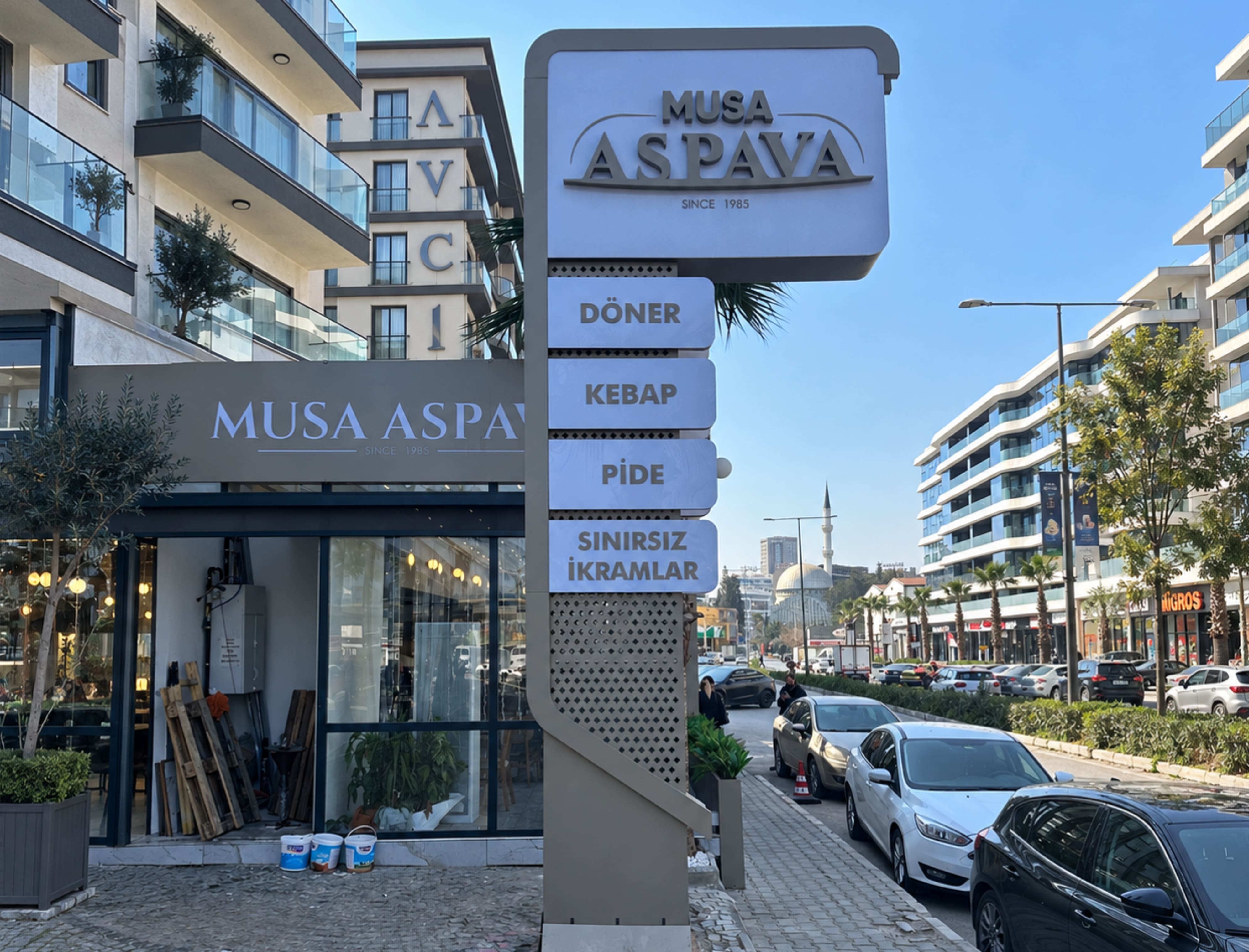 İzmir Totem ve Pilon Tabela - Detay Görseli